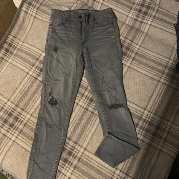 American eagle super super stretch hi-rise jeggings - Picture 1 of 3